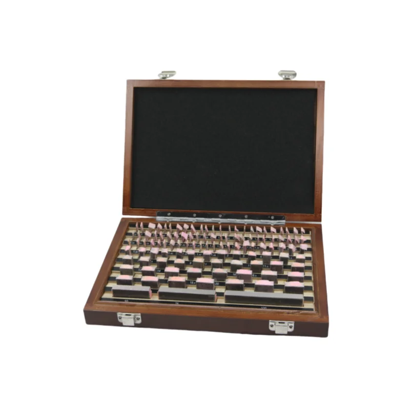 

112-Piece Calibration Block Metric Parallel Slip Gauge GCR 15 Steel Material Accuracy Testing Calibration