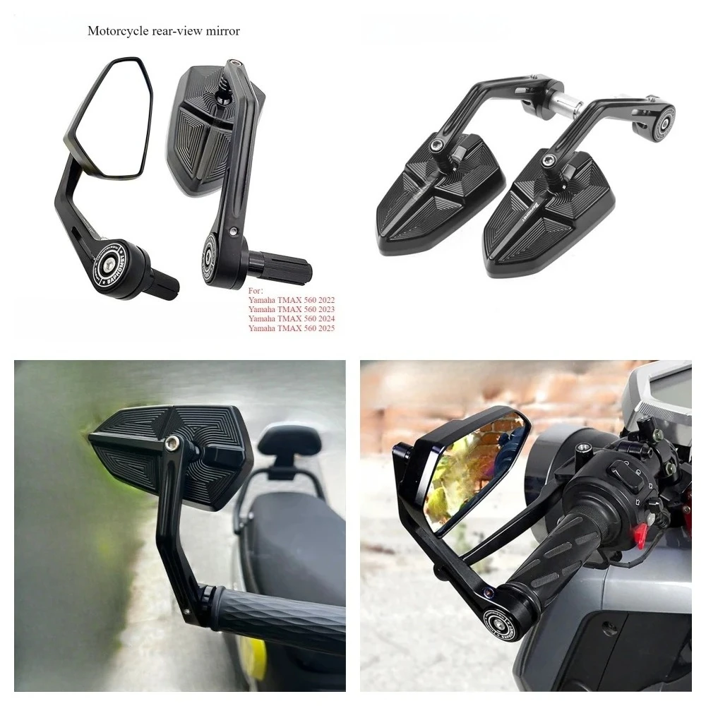 Motorcycle handlebar rearview mirror modification reverse mirror suitable for Yamaha TMAX 560 2022 2023 2024 TMAX560