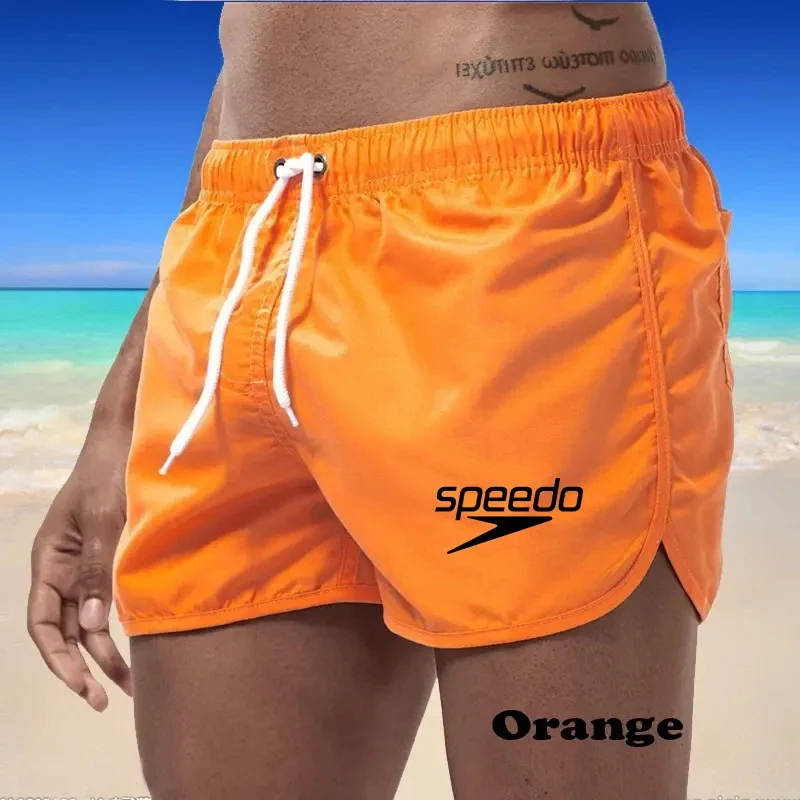 2024 New Men Swimsuit Sexy Swimwear Men Swimming Shorts Male Briefs Beach Shorts Sports Suits Surf Board Shorts Men Swim Trunks