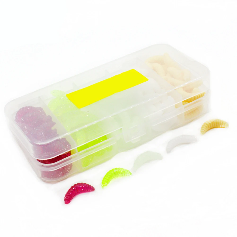 

Bionic Bait Set Artificial Lures Fishing Kit Soft Grub Design Fish Attracting Fishing Bait Lure For Anglers