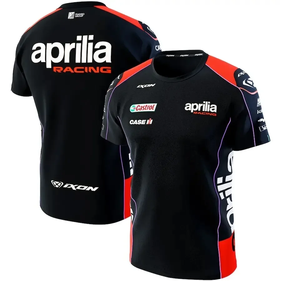 2025 Summer New MOTO GP Outdoor Extreme Sports Quick Dry Breathable Cycling Suit F1 Hot Selling Apulia Racing Team Men's T-shirt image 2