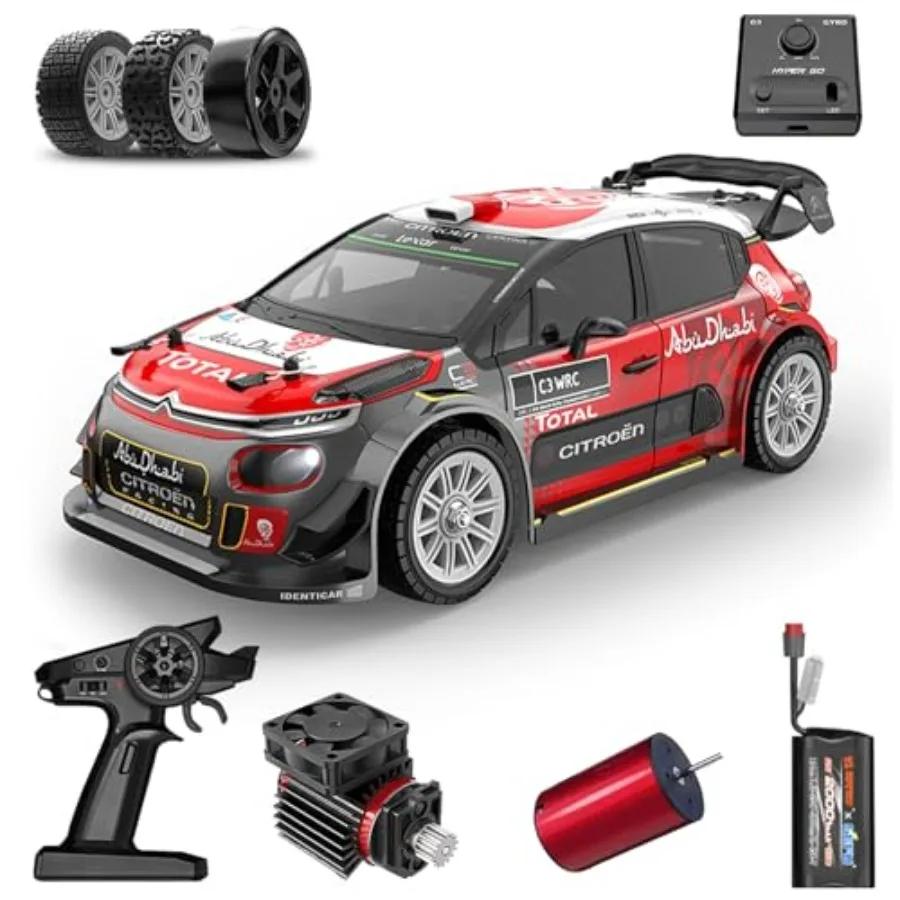 

1/14 Scale Citroen C3 All-Road RC Car 4x4 Brushless Electric Drift Car 2.4G Remote Control High Speed Off-Road Vehicle with Bla