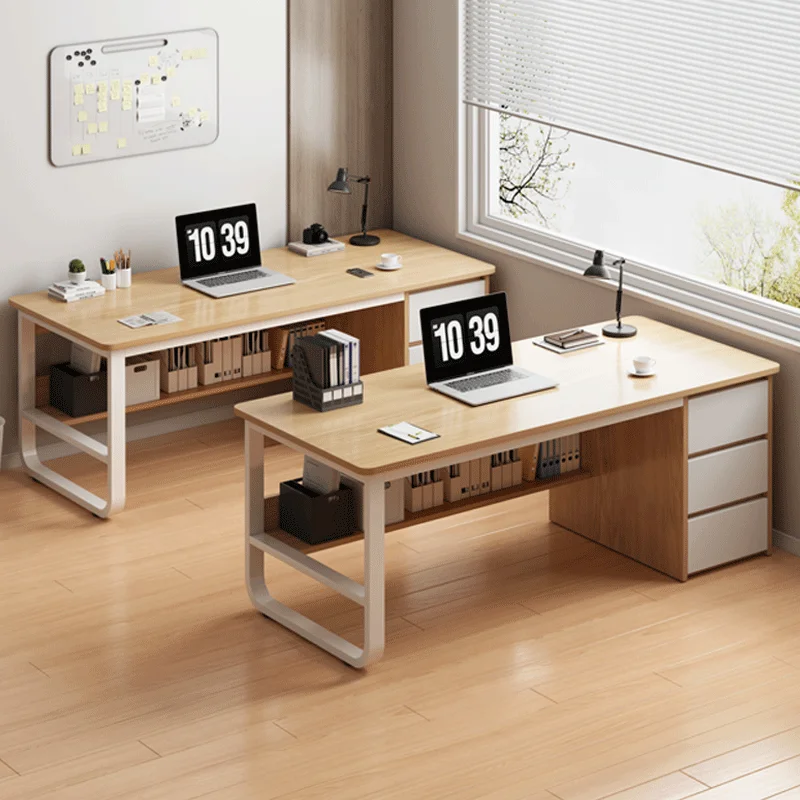 Desk Simple Modern Office Staff Desk Workstation Home Bedroom Study Table Desktop