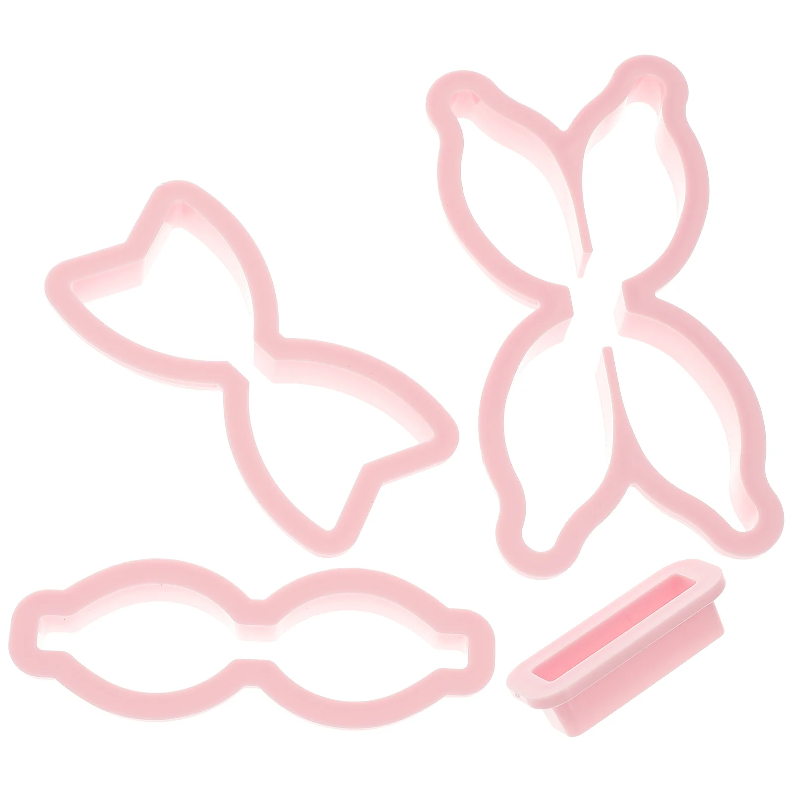 

Bow Mold Stauffers Cookies Fondant Baking Molds Cake Knife Pink Plastic Shortbread