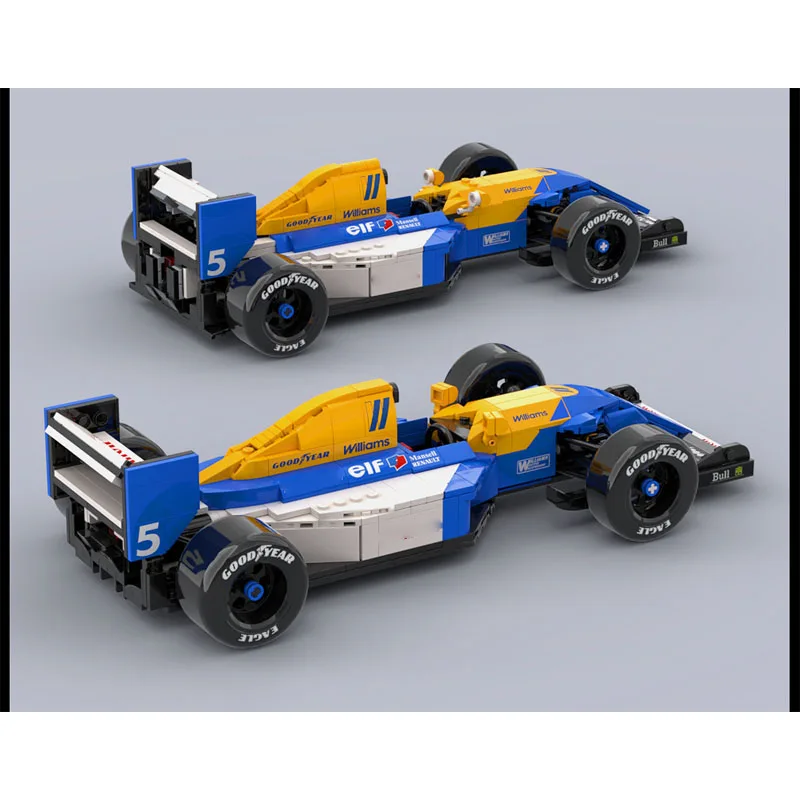 

MOC-213807 New Iconic FW14B Formula Racing Car Building Block Model, 692 Pieces, Birthday Gift Toy for Boys and Children
