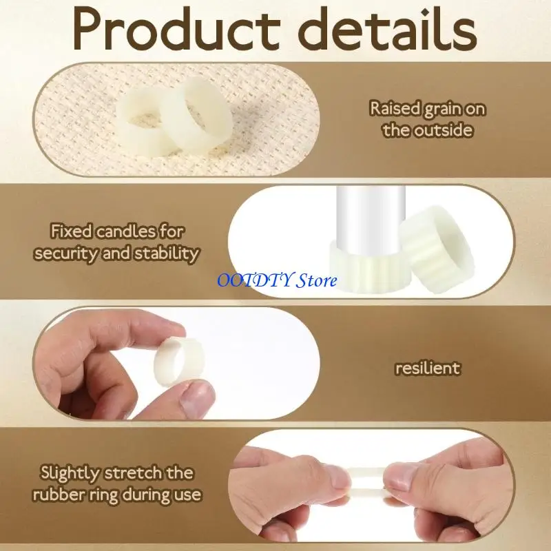 367A Multipurpose Silicones Stabilizing Rings for Wedding Festival Decoration