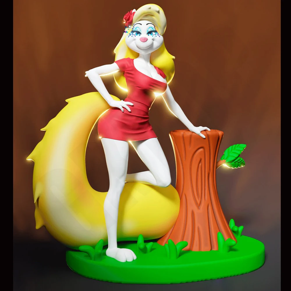 

1/24 Belle Mink Sexy Girl NSFW Resin Figurine Toy Unpainted GK Doll Unassembled 3D Print Assembly Miniature Reduction Statue Toy