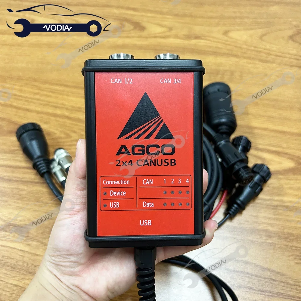 For AGCO OEM Agricultural Diagnostic Scanner EDT FENDT FenDias AGCO CANUSB Interface Electronic Diagnostic Tool