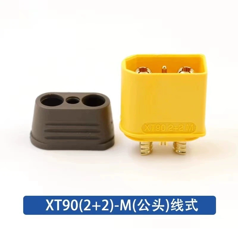 1PCS/LOT   XT90(2+2)-F   XT90(2+2)-M    XT90I(2+2)PW-M   XT90I high current plug aviation model lithium battery connector