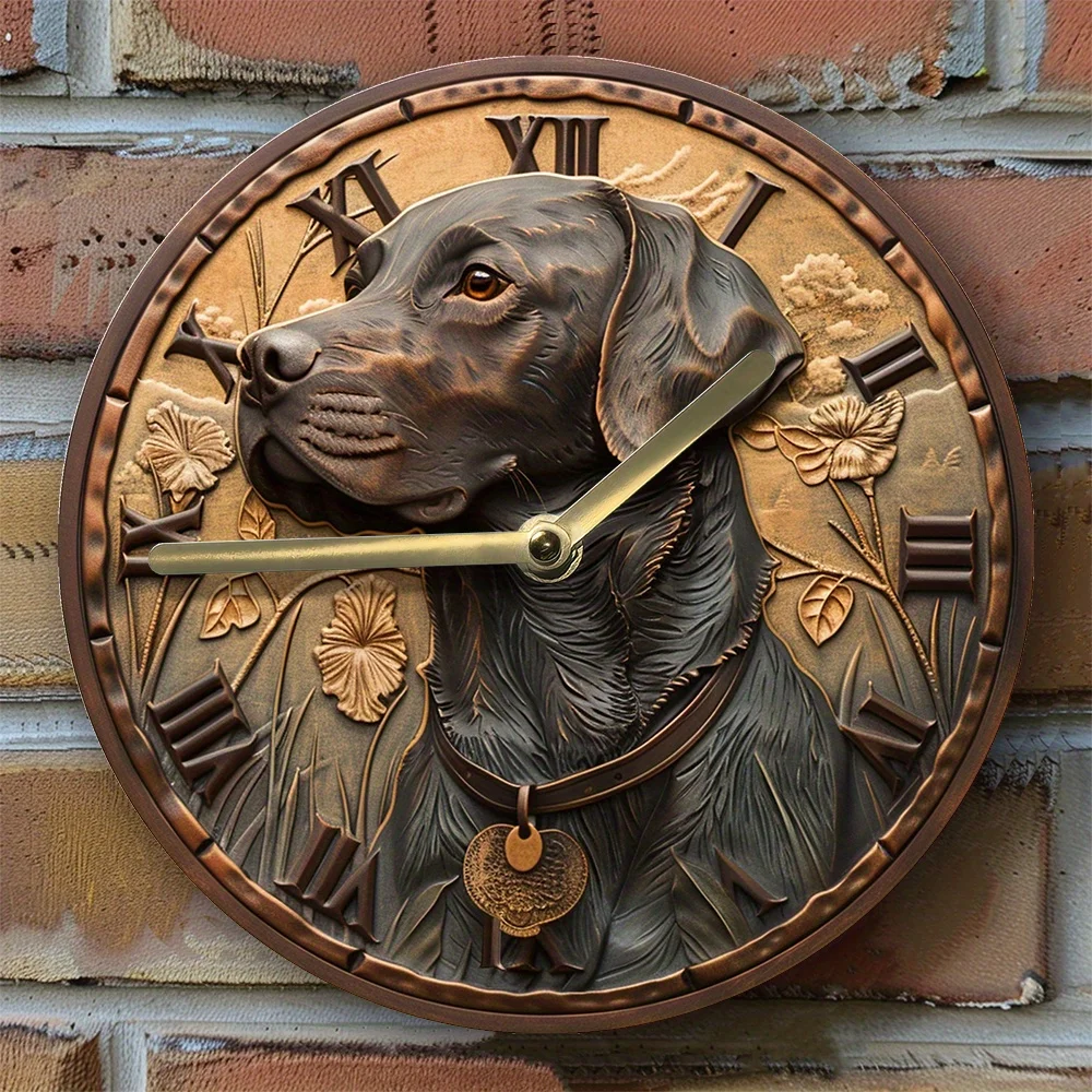 

Labrador Retriever Silent Wall Clock - Diy, Spring-Themed Decor for Apartments & Halloween Gifts Wall Clock Modern Design