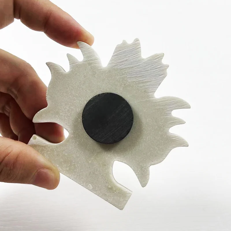 قناع سريلانكي الهندي القديم مغناطيس الثلاجة المغناطيسي تذكارية للسفر ثقافي ومبتكرة للمنزل ثلاثي الأبعاد عنصر ديكور #5