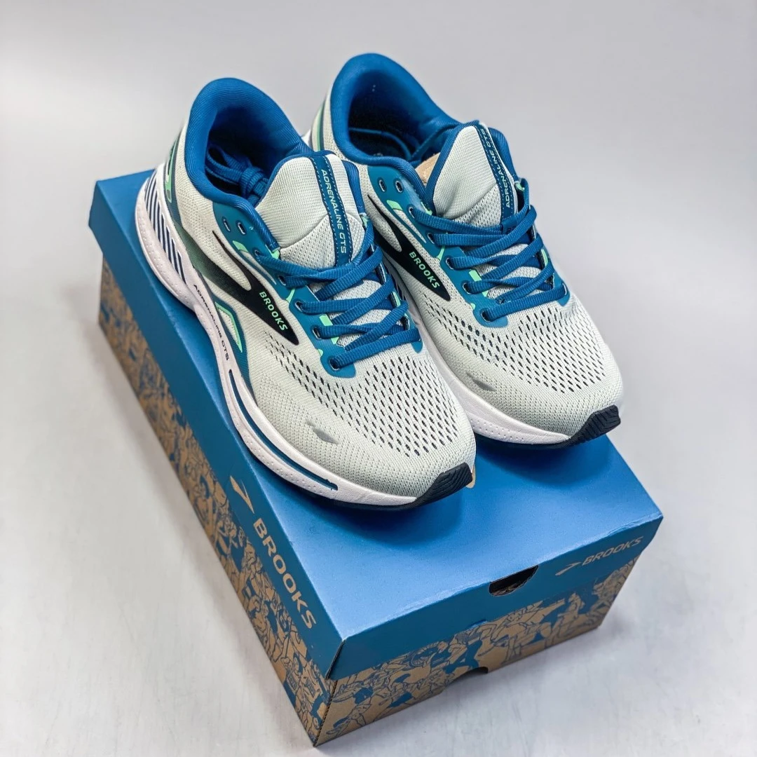 BROOKS Adrenaline GTS 23 chaussures de course noir ébène hommes espadrilles décontractées