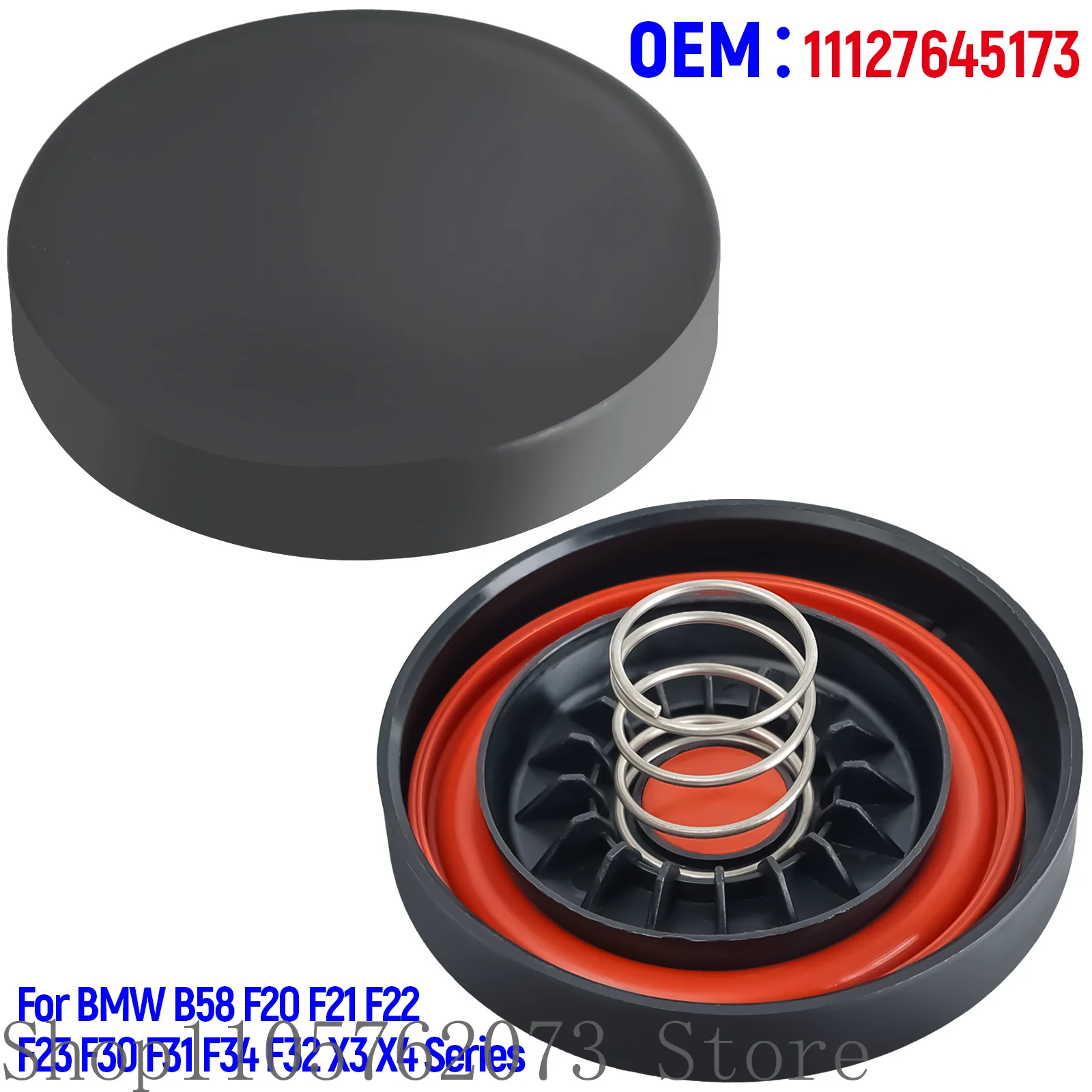 Engine PCV Valve Cover Cap Repair Kit With Membrane For BMW B58 F21 F22 F23 F30 F31 F34 F33 F36 G30 G31 X3 X4 11127645173