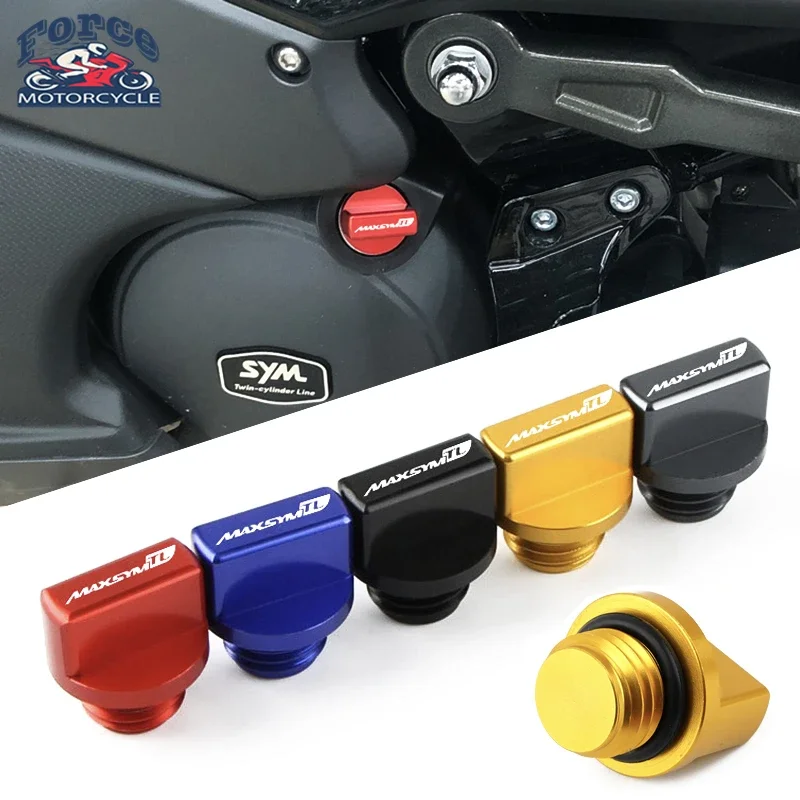 

For SYM MAXSYM TL 500 Maxsym TL500 2020 Motorcycle CNC Accessorie Oil Filler Fill Cap Plug Cover Engine Oil Cup