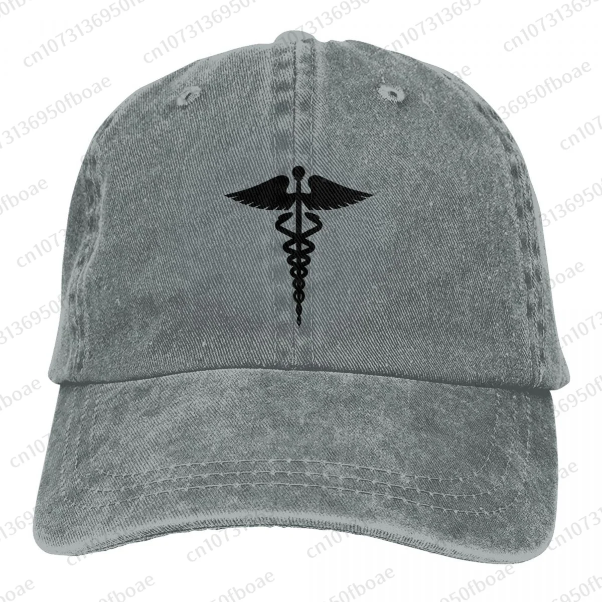 Medical Symbol Fashion Unisex Cotton Baseball Cap Classic Adult Adjustable Denim Hat