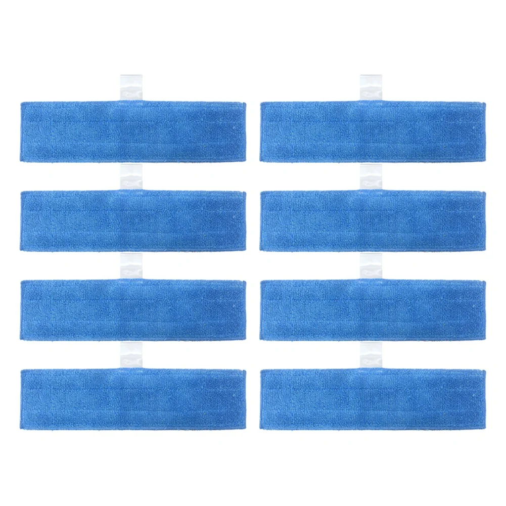

8 Pcs Washable Reusable Microfibre Mop Cloths for Polti Moppy Steam Engine Household Cleaning Accessories-CKFAM