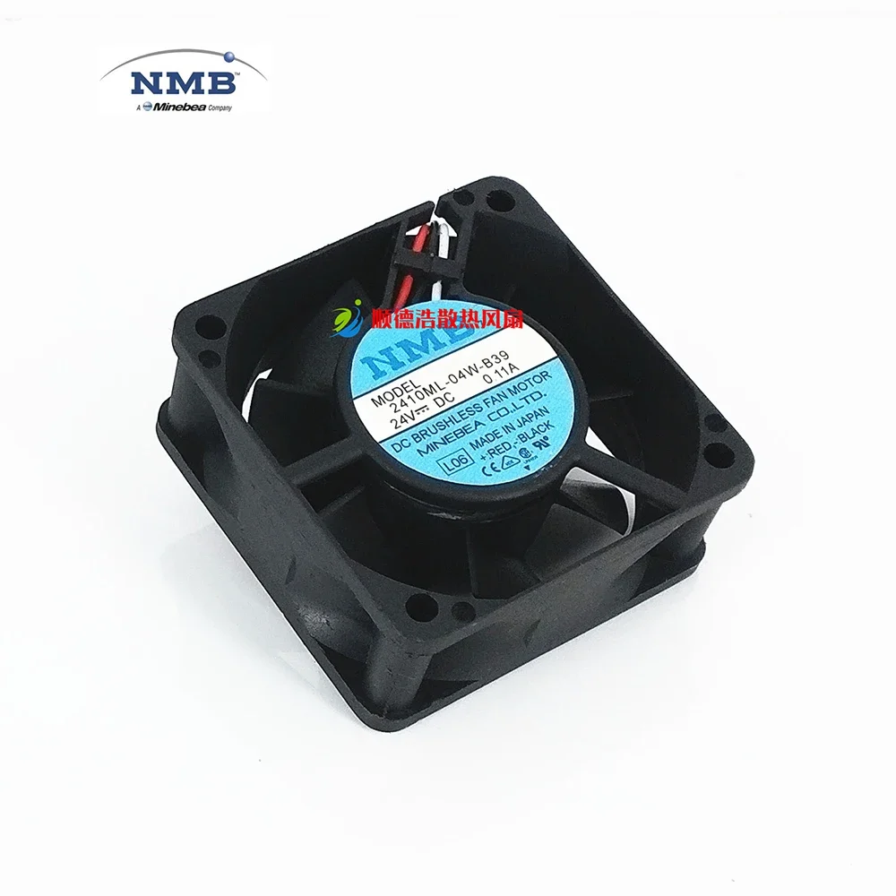 For NMB 2410ML-04W-B39 6025 6CM DC 12V 0.16A three wire dual ball bearing fan 60*60*25mm