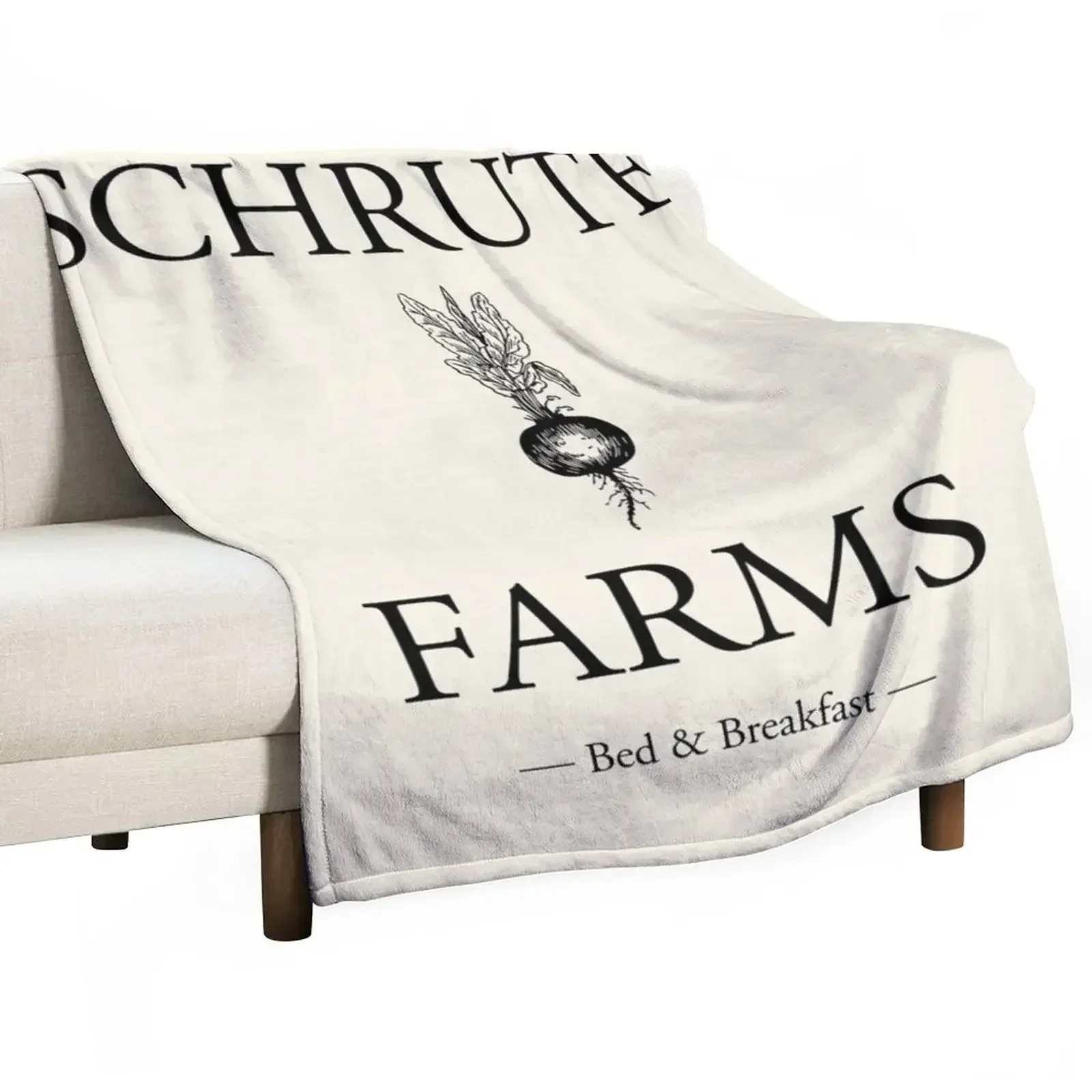 Schrute Farms Throw Blanket Thermal Quilt Blankets