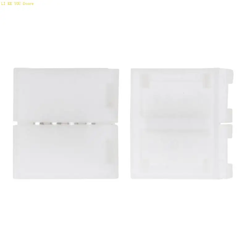W3JE 솔더리스 클립 온 커플러 커넥터 4 핀 10mm 5050 RGB LED 스트립 라이트