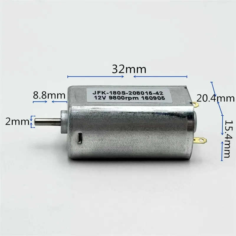 1pc Mini 180 Engine FK-180SH Micro 20mm Carbon Brush Motor DC 3V 6V 9V 12V 9800RPM Strong Magnetic DIY Model