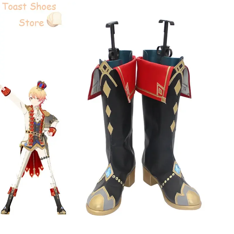 

Project Sekai Colorful Stage Tenma Tsukasa Cosplay Shoes PU Leather Shoes Halloween Carnival Boots Cosplay Props Costume Prop