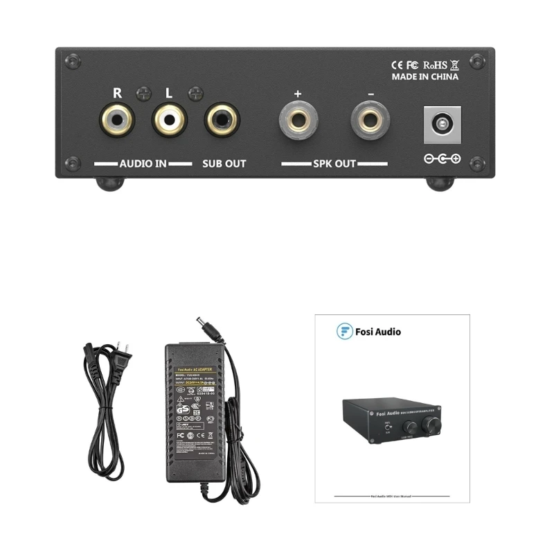 M03 Amplificatore Subwoofer per Home Theater Amplificatore Potenza Integrato a Canale Mono per Subwoofer con Altoparlanti