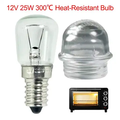 Ampoule de four E14 12V 25W, résistante aux hautes températures, ampoule de remplacement pour réfrigérateur de cuisine, ampoules pour Machine à coudre