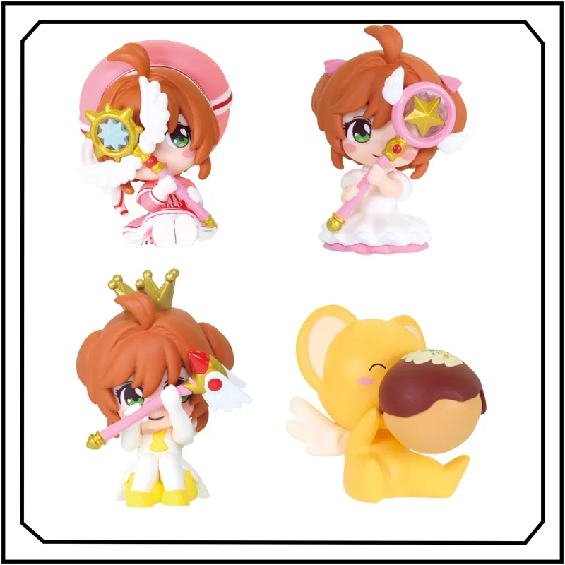 

New Cardcaptor Sakura Gashapon KINOMOTO SAKURA CERBERUS Cute Hide-and-seek Series Ornament