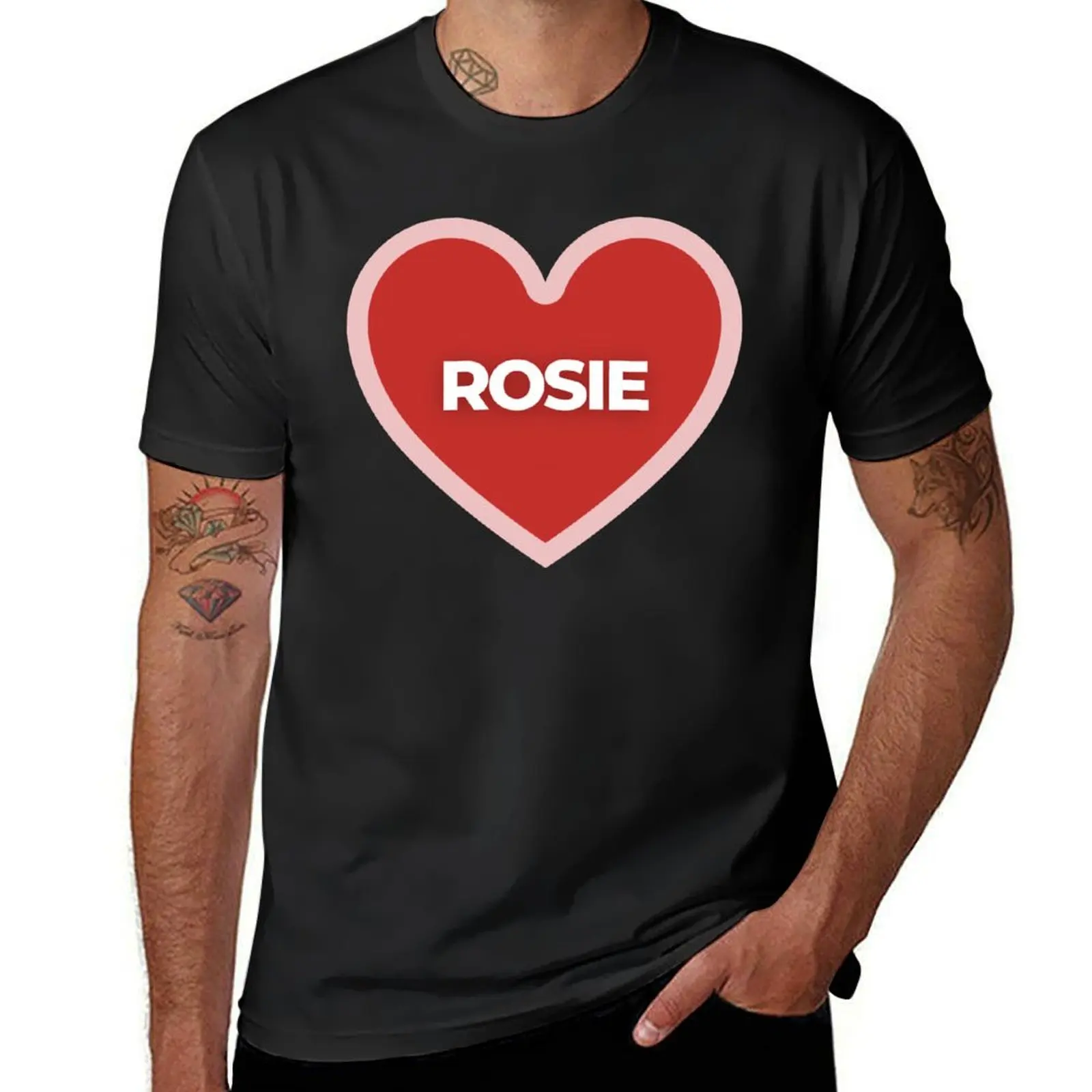 

I Heart Rosie T-Shirt quick drying for a boy cute clothes t shirts for men