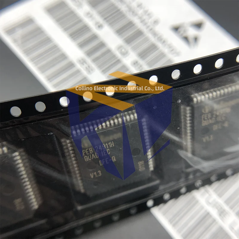 1-3pcs PEB24911HV1.3 Quad ISDN 2B1Q Echocanceller Digital Front End QFP64 PEB 24911 H V1.3 PEB24911H 24911HV1.3 24911H original