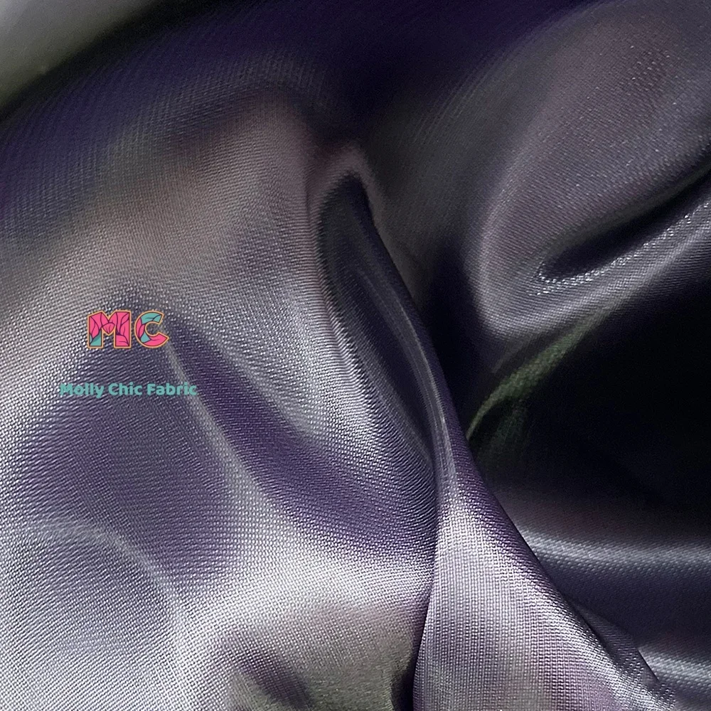 ผ้าซาตินเนื้อน้ำ สำหรับตัดเย็บชุดเดรส DIY ตกแต่งฉากงานแต่งงาน ของขวัญสะท้อนแสง ผ้าสำหรับนักออกแบบเสื้อผ้า