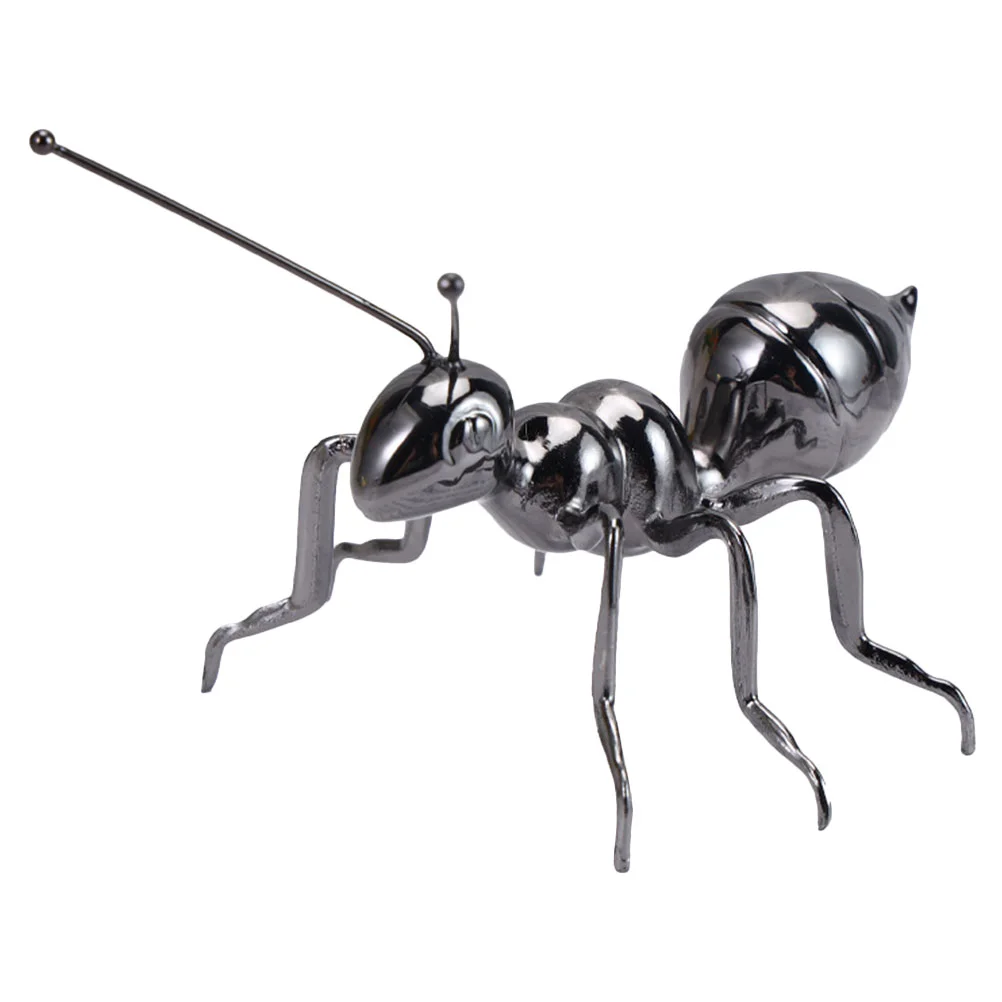 Feng Shui Animal Figurine Ornament Ant Statue Metal Simulation Model Vintage Ornaments