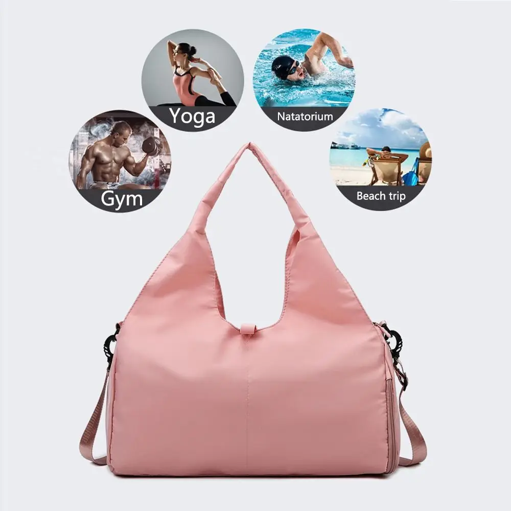 Shoe Compartment Yoga Mat Bag Adjustable Yoga Mat Holder Waterproof Swimming Tote Shoulder Wet Dry Storage Pockets Multi Pocket