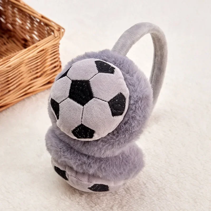 Cache-oreilles de football pour enfants, cache-oreilles mignons pour enfants, cache-oreilles pour enfants, résistant au froid, plus chaud, épais, chaud, voyage en plein air, bébé, garçon, fille, hiver