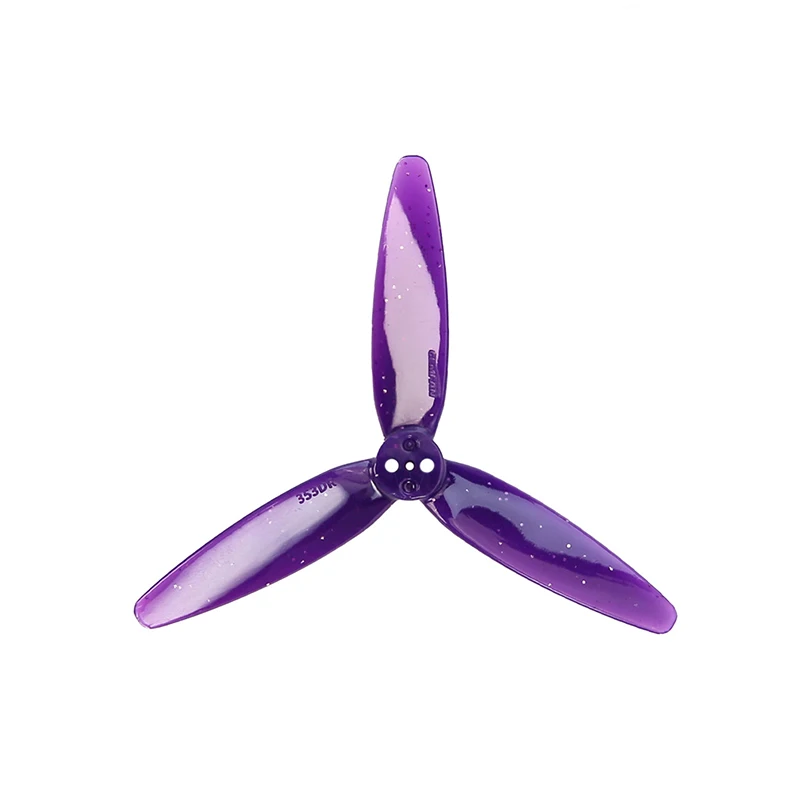 Gemfan 10 pares (10CW + 10CCW) 353D 1,5mm 3 orificios 3,5 pulgadas 1404 4600KV/493D 4,9 pulgadas 2207 2050KV hélice para Dron de estilo libre 3D