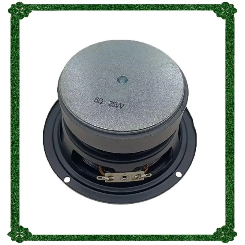 24-Hour Delivery 2X Universal 4.5Inch Round Speaker Stereo Sound System 25W Premium Audio Accessories Audio Midrange Loudspeaker