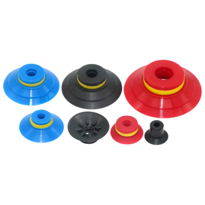 Ventosa de silicone a vácuo para braço robô VF-15 20 25 30 40 50 ventosa de silicone forte e fina ondulada