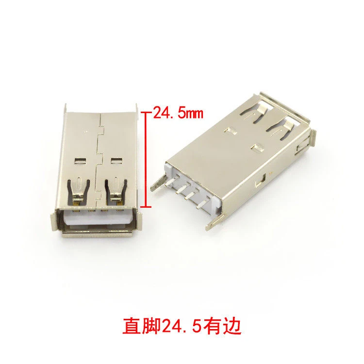 10 Stück USB 2.0 Buchsenstecker 10,0/13,0/13,7/15,0/17,5/19,6/20,5/24,5 MM Gerader Stecker Ladeanschluss AF180 ° für Elektronik – Detail 21