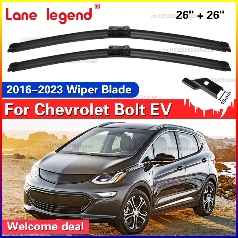Para Chevrolet Bolt EV Opel Ampera-e 2016-2023 limpiaparabrisas delantero 2 uds accesorios de ventana de parabrisas 2020 2021 2022