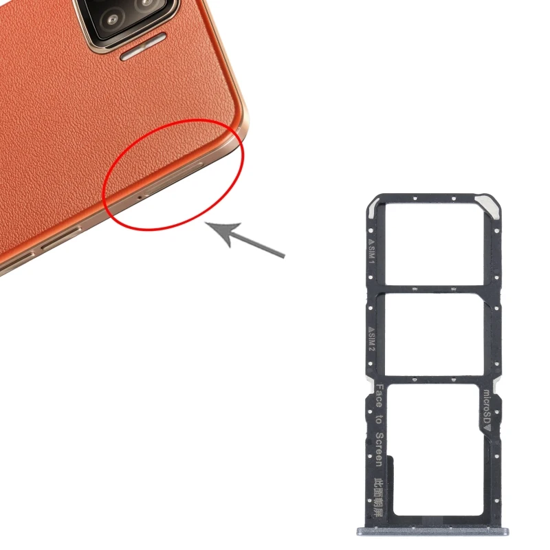 Bandeja de tarjeta SIM Dual + bandeja de tarjeta Micro SD para OPPO A73 4G / F17 / A93 4G / A73 5G