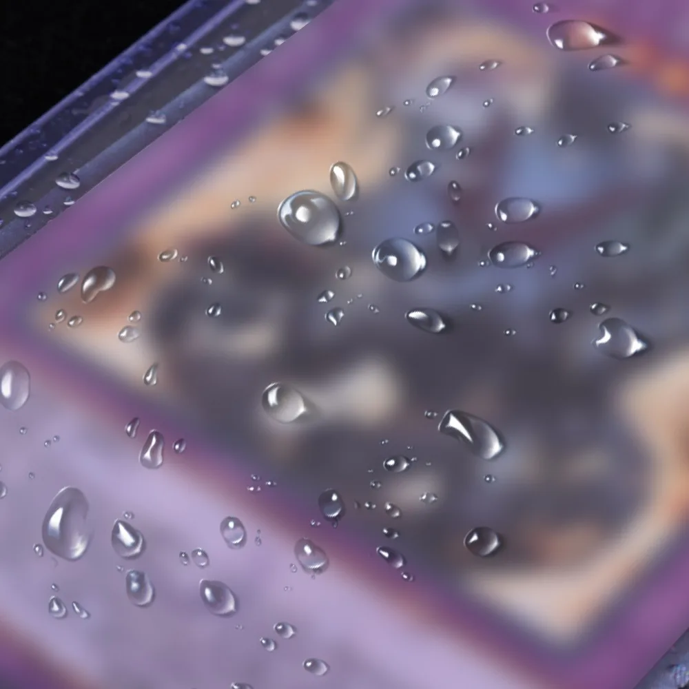 Protectores de tarjetero transparentes, 1-20 piezas, ídolo Kpop, sesión fotográfica, fundas impermeables para tarjetas, soportes de exhibición de tarjetas triangulares acrílicos 2 en 1