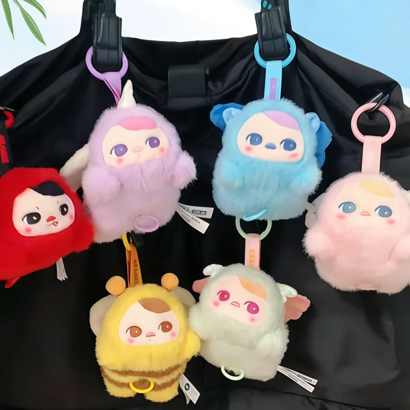 새로운 PUCKY beanig 플라잉 바비어 시리즈 키체인 펜던트 블라인드 박스 장난감 선물 트렌디한 수집품 아이템 어린이 및 장난감 애호가용