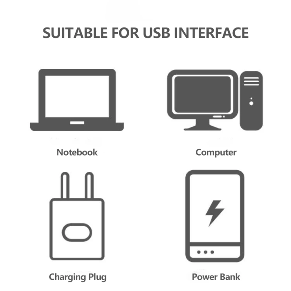 3-5Pcs Mini USB Night Light Warm White Eye Protection Book Reading Lights USB Plug Computer Mobile Power Charging LED Night Lamp