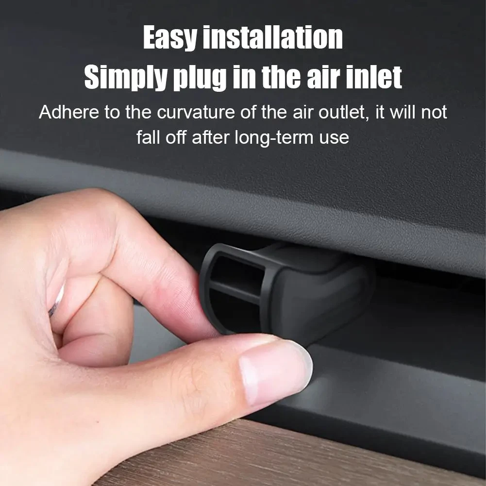 For Tesla MODEL 3 Highland Y Launch 2025 Air Freshener Adapter Air Outlet Aromatherapy Clip Silicone Car Air Vent Fragrance Clip image 2