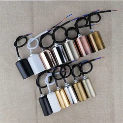 Sample Household E27/E26 Screw Socket Ceramic Lamp Holder E14 Thread Light Socket, Table Lamp With Wire, Pendant Lamp Fitting