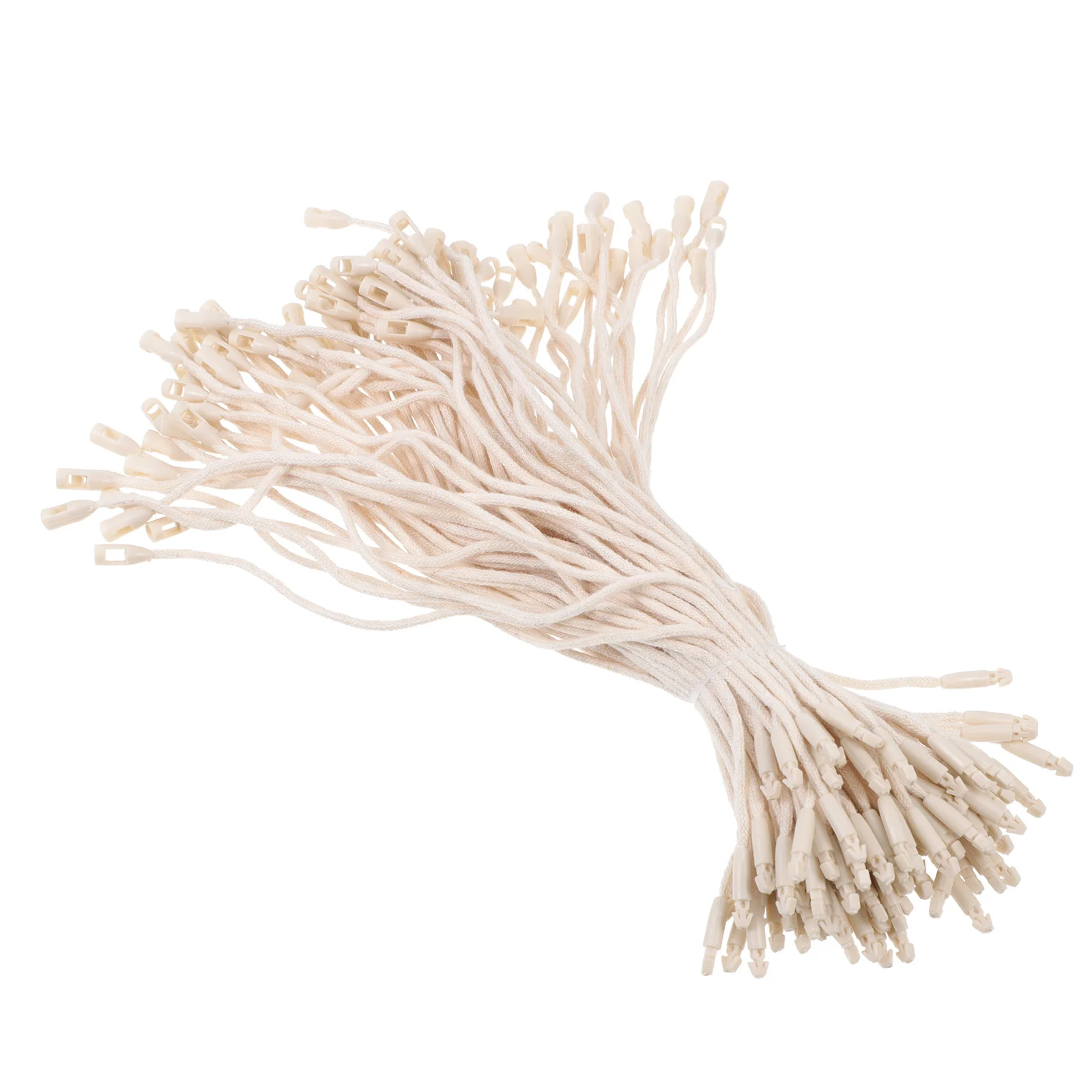 

1000Pcs Cotton Garment Tag Ropes Security Ropes No Tools Required Good Toughness Cotton Garment Tag Rope Labels Hanging Rope