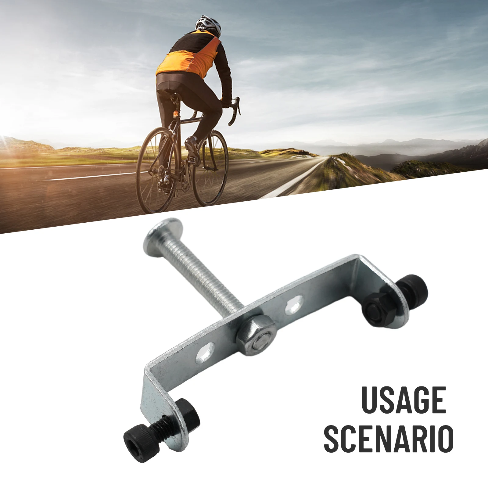 Metal Bike Rear Shelf Convert Seatpost Adapter for Pannier Racks Convert Your Bicycle into a Rack Mount Silver Color