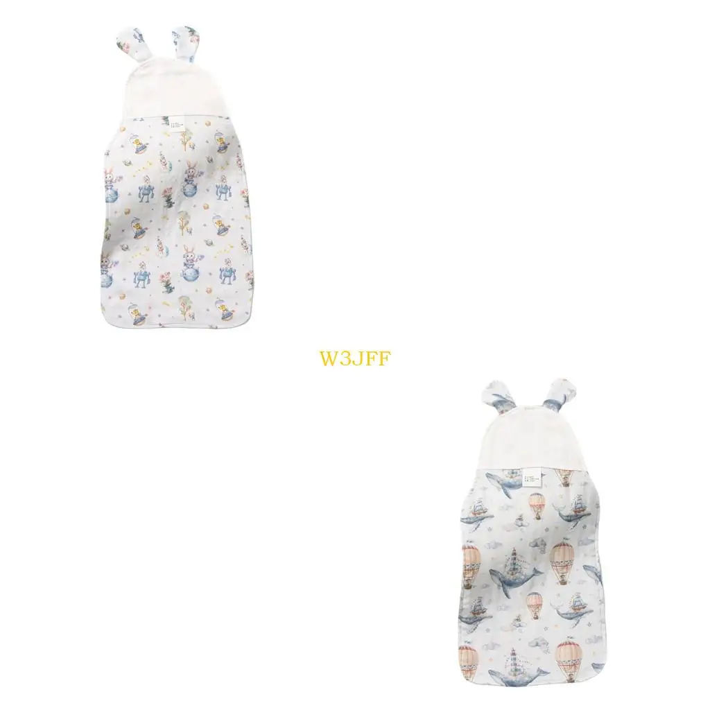 

W3JF Multipurpose Baby Back Sweat Cover Soft Breathable Fabric Sweat Absorbent Towel