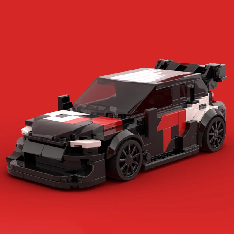 322-delige 2025 Toyotaed Yaris WRC rally auto aangepaste bouwset, creëert perfect wereld rally kampioenschap scènes