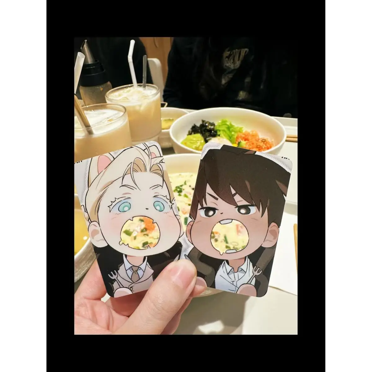Tarjeta acrílica de Anastasia con nombre de código BL Manwha coreano ...........okubTarjetas transparentes Colección de tarjetas fotográficas de grupo Regalo de utilería de tiro